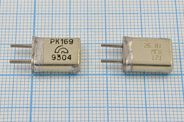 26810 \HC25U\\\\РК169МА\3Г (26.81МГц РК169) --- Кварцевые резонаторы (пьезокерамические, диэлектрические, ПАВ (SAW), резонаторы из других пьезоматериалов)