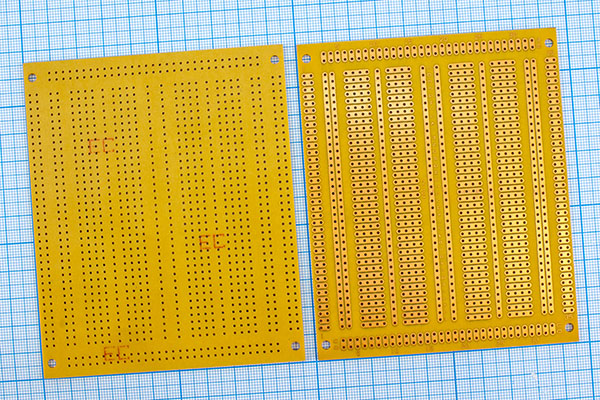 плата монтаж\115x96\2,54\одностор\4отв\PCB-103\ --- Платы монтажные